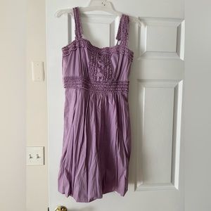 Beautiful soft lavender dress. Great for parties, lunch or any day! Worn once.
